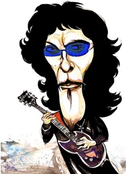 トミー・イオミ-似顔絵